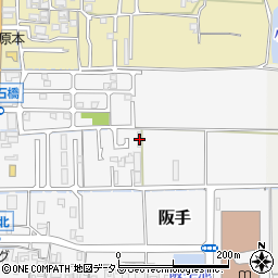 奈良県磯城郡田原本町阪手105周辺の地図