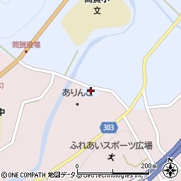 広島県山県郡安芸太田町中筒賀1828周辺の地図