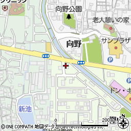 大阪府羽曳野市樫山255周辺の地図