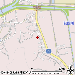 広島県福山市神辺町下竹田1105周辺の地図