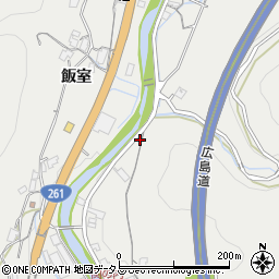 広島県広島市安佐北区安佐町飯室1338周辺の地図
