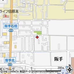 奈良県磯城郡田原本町阪手115-4周辺の地図