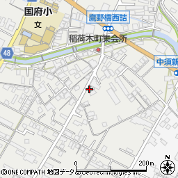 広島県府中市高木町830周辺の地図