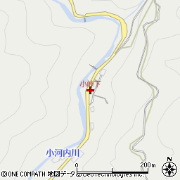 小峠下周辺の地図