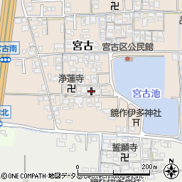 奈良県磯城郡田原本町宮古105周辺の地図
