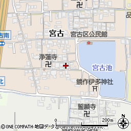 奈良県磯城郡田原本町宮古102周辺の地図