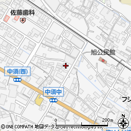 広島県府中市中須町1130周辺の地図