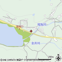 岡山県笠岡市尾坂87周辺の地図