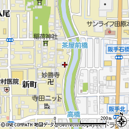 奈良県磯城郡田原本町新町319周辺の地図