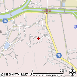 広島県福山市神辺町下竹田1096-7周辺の地図
