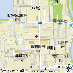 奈良中央信用金庫新町出張所周辺の地図