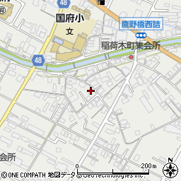 広島県府中市高木町884周辺の地図