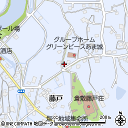 岡山県倉敷市藤戸町藤戸1412周辺の地図