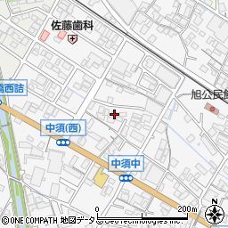 広島県府中市中須町1134周辺の地図