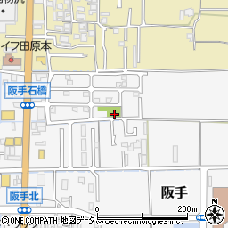 新阪手児童公園周辺の地図