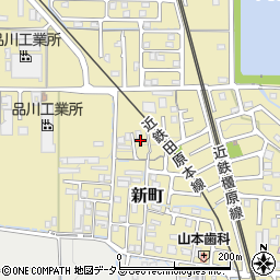 奈良県磯城郡田原本町新町125周辺の地図