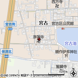奈良県磯城郡田原本町宮古118周辺の地図