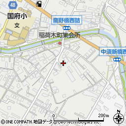 広島県府中市高木町820周辺の地図