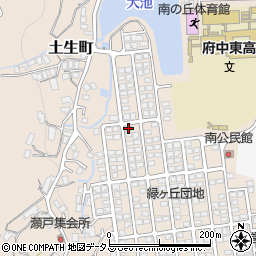 広島県府中市土生町390周辺の地図
