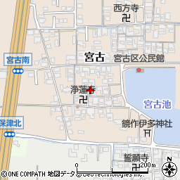 奈良県磯城郡田原本町宮古112周辺の地図