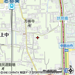 奈良県香芝市上中377-2周辺の地図