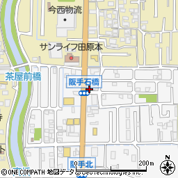 アイビ産業株式会社　奈良営業所周辺の地図