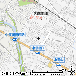 広島県府中市中須町1672周辺の地図