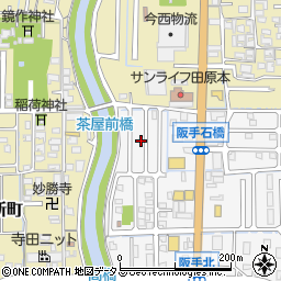 奈良県磯城郡田原本町阪手13周辺の地図