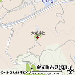 岡山県浅口市金光町上竹2390周辺の地図