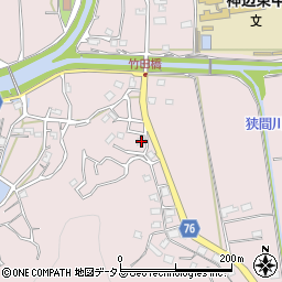 広島県福山市神辺町下竹田1061-8周辺の地図