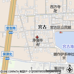 奈良県磯城郡田原本町宮古123周辺の地図