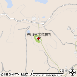 奈良県桜井市笠2415周辺の地図