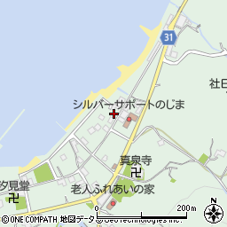 兵庫県淡路市野島蟇浦671周辺の地図