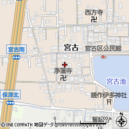 奈良県磯城郡田原本町宮古110周辺の地図