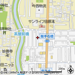 奈良県磯城郡田原本町阪手19周辺の地図