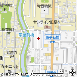 奈良県磯城郡田原本町阪手17-5周辺の地図