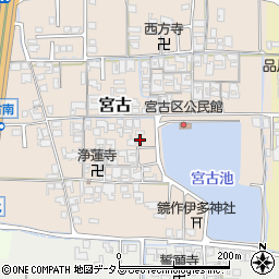 奈良県磯城郡田原本町宮古99周辺の地図