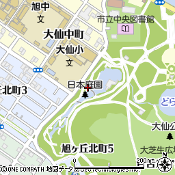 大阪府堺市堺区大仙中町17周辺の地図