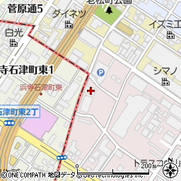 大阪府堺市堺区石津北町8周辺の地図