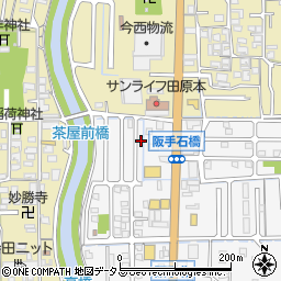 奈良県磯城郡田原本町阪手19-16周辺の地図