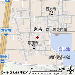 奈良県磯城郡田原本町宮古109周辺の地図