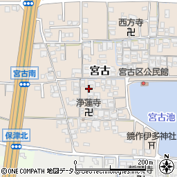 奈良県磯城郡田原本町宮古120周辺の地図
