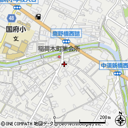 広島県府中市高木町813周辺の地図