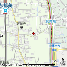 奈良県香芝市上中421-6周辺の地図