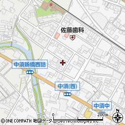 広島県府中市中須町1681周辺の地図