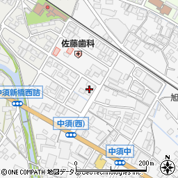 広島県府中市中須町1666周辺の地図
