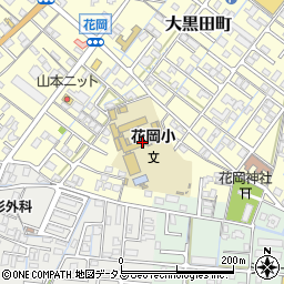 松阪市立花岡小学校周辺の地図