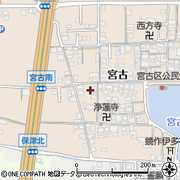 奈良県磯城郡田原本町宮古124周辺の地図
