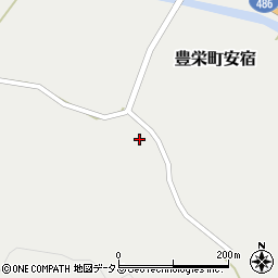 広島県東広島市豊栄町安宿1392周辺の地図