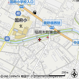 広島県府中市高木町838周辺の地図
